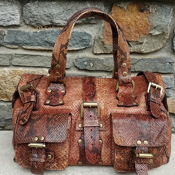 Mulberry Handbags - Mulberry RARE Roxanne python handbag